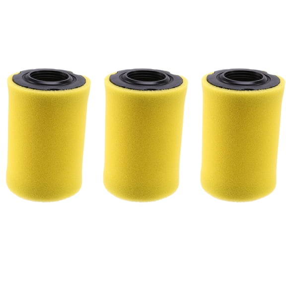 3X 796031 Air Filter for with Pre Filter 797704 594201 591334 796031 Gy21435 Miu 13963 Lawn Mower,3 pcs * air filter 3 pcs * pre filter,white & yellow