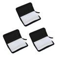 thumbnail image 1 of 3X 80 VCD DVD CD Faux Leather Case Storage Holder Organizer Black, 1 of 5