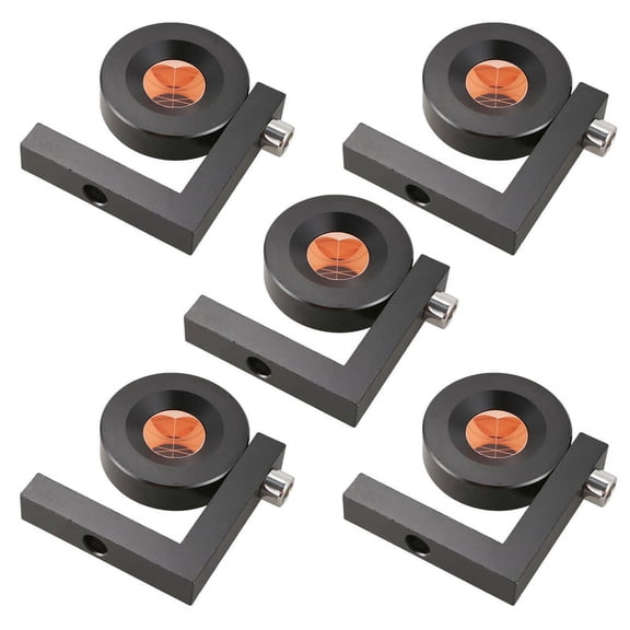 3X 90 Degree Type Mini Prism for Total Station PRISMS L Bar GMP104,3*L prism,black