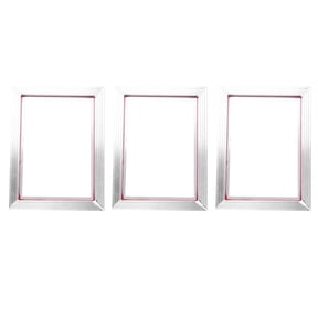 3X A3 Screen Printing Aluminum Frame 31X41cm with White 43T Silk Print Polyester Mesh for Printed Circuit Boards,3 x Screen Printing Frame,white