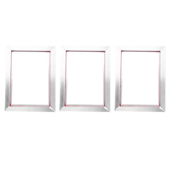 3X A3 Screen Printing Aluminum Frame 31X41cm with White 43T Silk Print Polyester Mesh for Printed Circuit Boards,3 x Screen Printing Frame,white