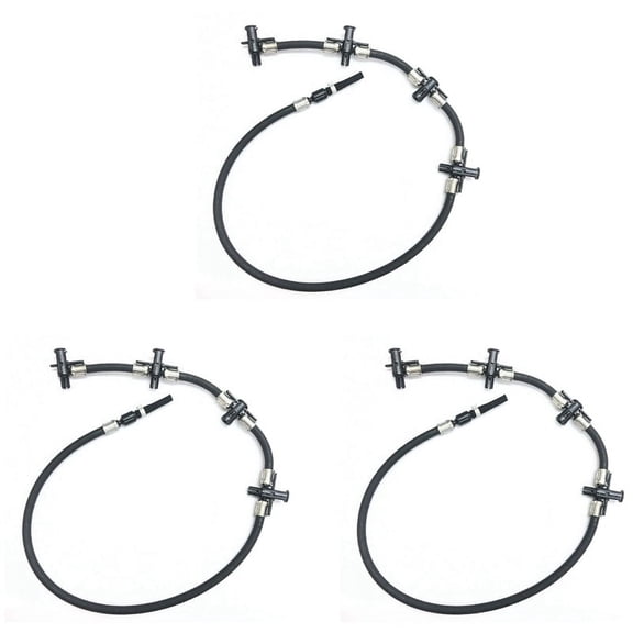 3X A6460700932 6460700932 Fits for Sprinter 2.2 CDI Fuel Leak Off Pipe Tank Line Hose Injector
