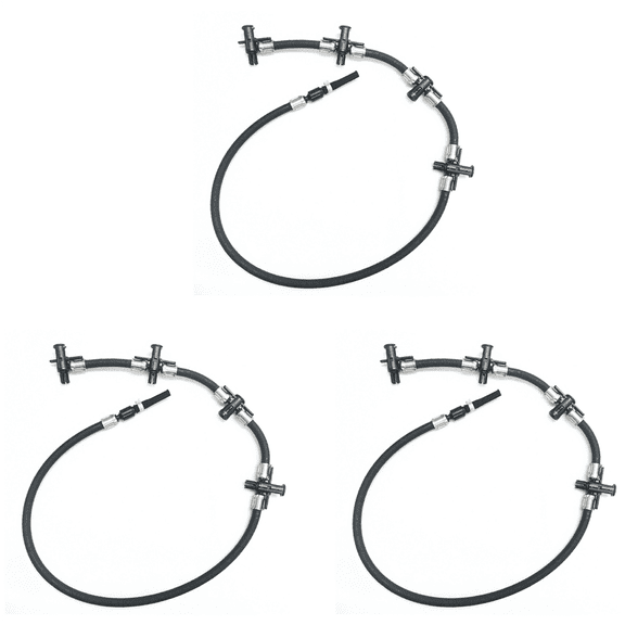 3X A6460700932 6460700932 Fits for Sprinter 2.2 CDI Leak Off Pipe Tank Line Hose Injector