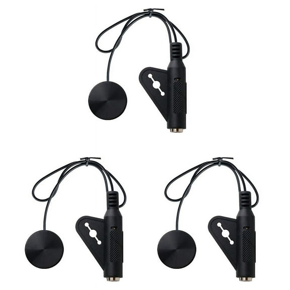 3X Acoustic Guitar Pickup Piezo Contact Pickup for Guitar Ukulele Violin, Mandolin, Banjo, Kalimba, Harp,3 x guitar pickup,black