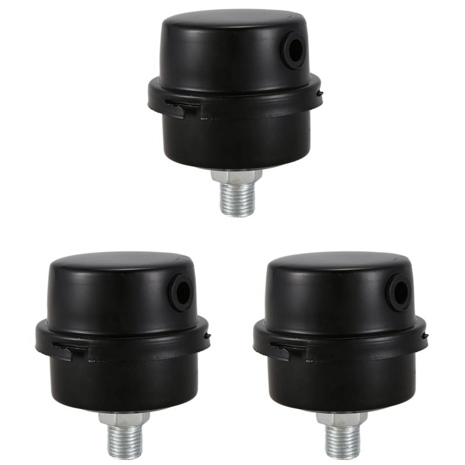Air Compressor Intake Filter Muffler – 1/4 BSP Thread, 13mm, Black Plastic