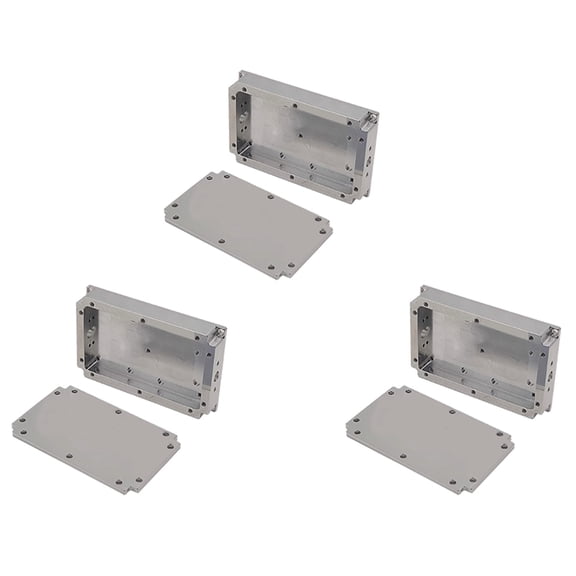 3X Aluminum Case Shielded Box Housing  Box Signal Dissipation SMA-KFD46 Multi-Function Amplifier Case