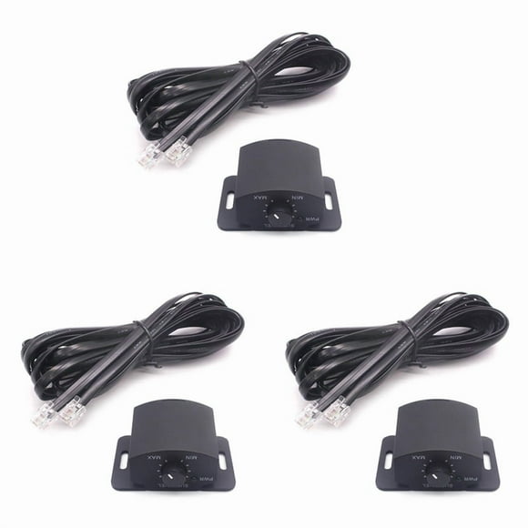 3X Amplifier Replacement Bass Knob Control Remote 6Pin Subwoofer Remote Volumes Adjustment Control Knob for Speakers
