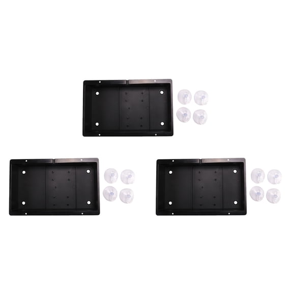 3X Arcade Joystick Bottom Case Replacement DIY Arcade Joystick Handle Arcade Game Kit Sturdy Construction