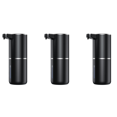thumbnail image 1 of 3X Automatic Soap Dispenser, 380 Ml, Electric Wall Mounting, Non-Contact Automatic Soap Dispenser, USB Rechargeable Foam,3 x soap dispenser 3 x power cord,Black, 1 of 4