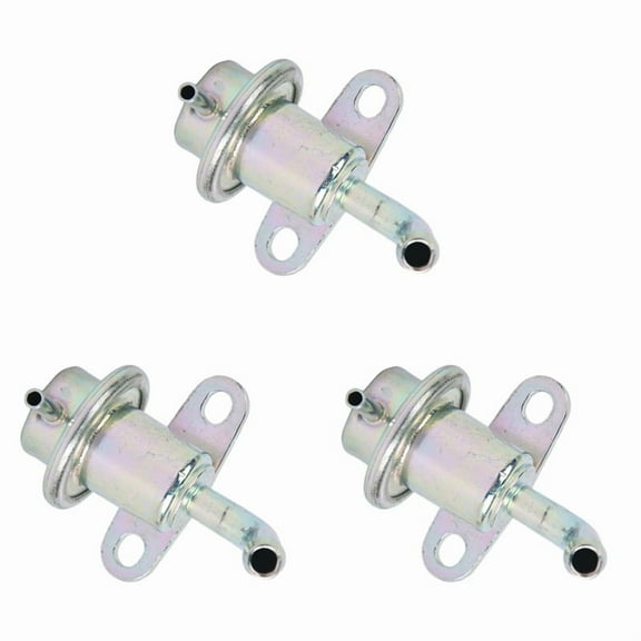 3X Automotive Fuel Pressure Regulator FPR013 MD148501 MD135130 MD145852 PR129,3 x Pressure Regulator,Silver