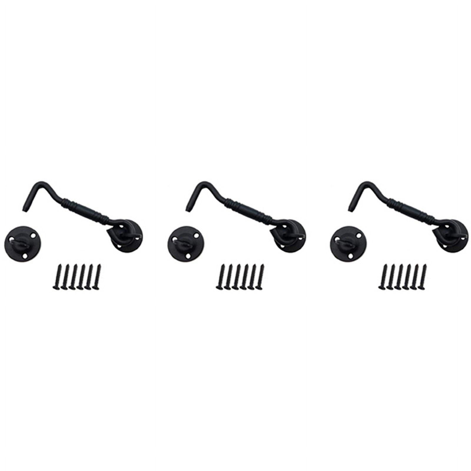 Litensh 2PCS Barn Door Hook Lock, Gate Door Hook And Eye Latch, Cabin