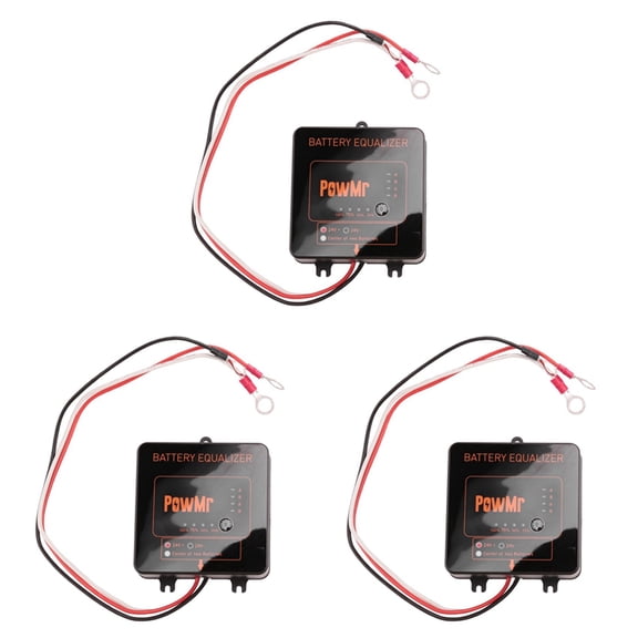 3X Battery Balancer for 2 X 12V Lead Acid Battery Bank System Nx12V Battery Equalizer