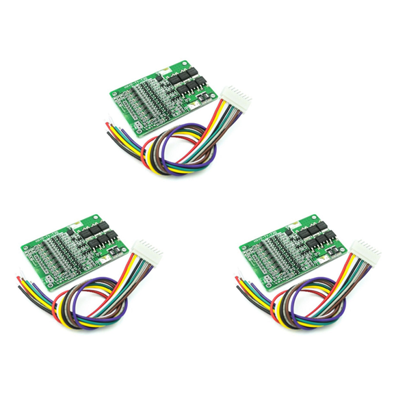 3X Battery Protection Board Balance 29.4V 7S 20A Lithium 18650 Protection Board,3 x protection board,As Shown