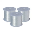 thumbnail image 1 of 3X Beaded Rope,0.6Mm Elastic String, Stretchy Bracelet String Crystal String Bead Cord For Bracelet, Beading And Jewelry Making 50M, 1 of 1
