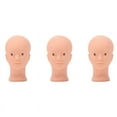 thumbnail image 1 of 3X Beauty Eyelash Extension Practice Training Head for Makeup Cosmetology Mannequin Manikin Head with Mount Hole, 1 of 6