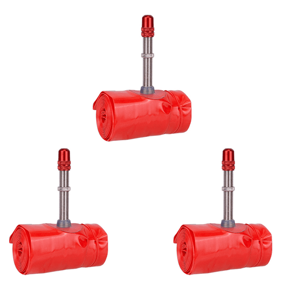 3X Bicycle TPU Inner Tube Super Light 20x1.9/2.6 SV 48MM Bike Tire,3 x Bicycle Inner Tube,Red