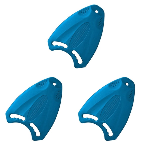 3X Blue Swim Board EVA Back Float Kickboard Safe Training Aid Plate Surf Water for Adult Children Swimming Pool