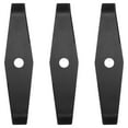 3X Brush Cutter Grass Trimmer Head Knife Cutting Steel Blade 2 Tooth 2T