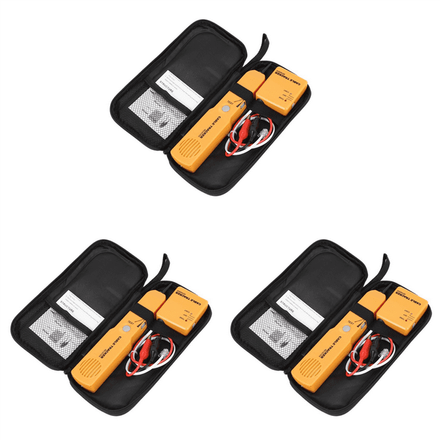 3X CABLE FINDER TONE GENERATOR PROBE TRACKER WIRE NETWORK TESTER TRACER
