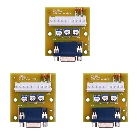 3X CGA to VGA or VGA to CGA Adapter CGA/VGA VGA/CGA Arcade Monitor Converter Video Converter Board Monitor,3 x CGA to VGA Adapter