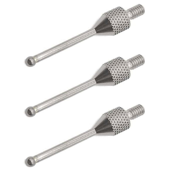 3X CNC 3D Touch Probe This is the Stainless Steel Probe Tip for V6 3D Touch Probe/ Edge Finder,3 x touch probe,Silver