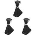 thumbnail image 1 of 3X Car AT Car Gear Shift Knob Gaitor Shifter Stick Knob Leather Cover for, 1 of 8