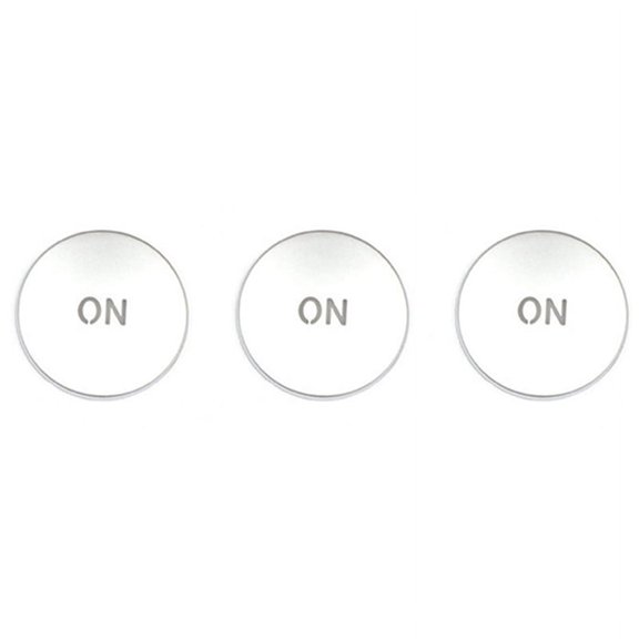 3X Car Console Volume Multimedia Switch Button Cover Trim for W204 C180 E260 ML350 GLK200 Interior Accessories