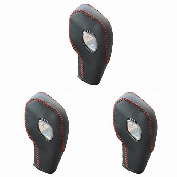 3X Car PU Gear Shift Knob Cover for Focus Fiesta Fusion Escape 2012-2016 Transit C-Max