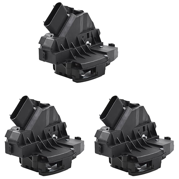 3X Car Rear Left Door Lock Latch Actuator for Escape Fusion Focus Edge MKZ BF6A-A26413-AE,3 x Door Lock Latch,black