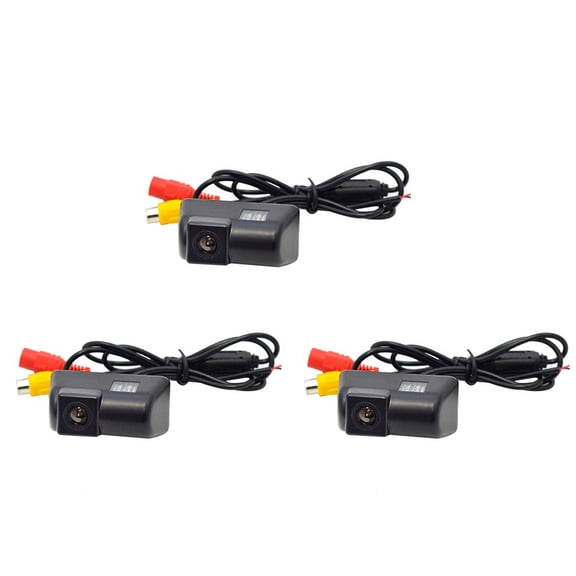 3X Car Rear View Camera Reversing Parking Camera for Transit /Transit Connect,3 x Car Rear View Camera 3 x RCA Video Cable 3 x Power Cable,Black