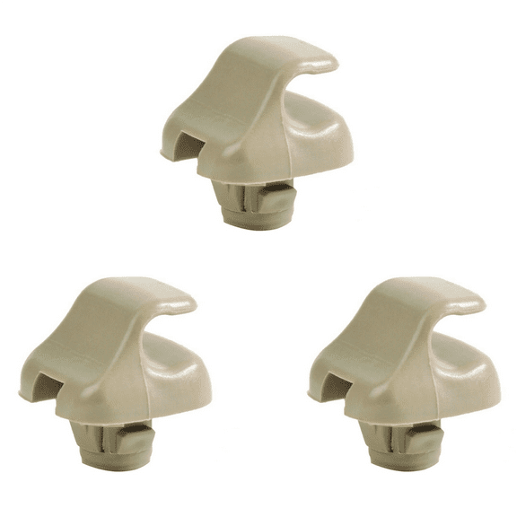 3X Car Sunvisor Holder Antidazzele Visor Clips Fastener for -V Fit Accord Beige