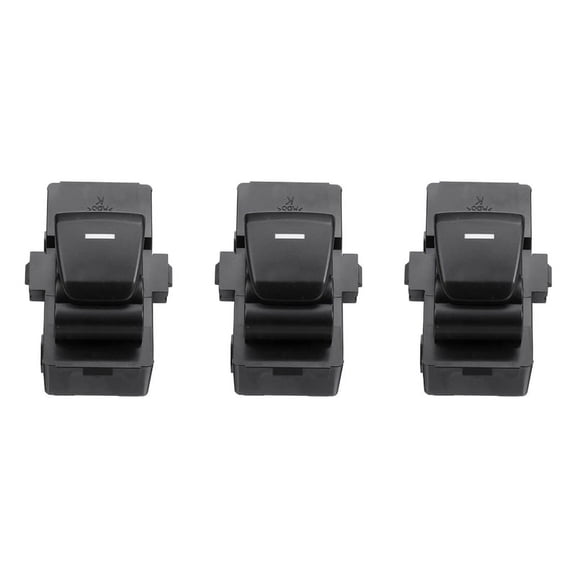 3X Car Window Glass Lifter Control Switch Button with Light Fit for IX25 2014-2020 93580C9000 93580-C9000,3 x Window Switch,black