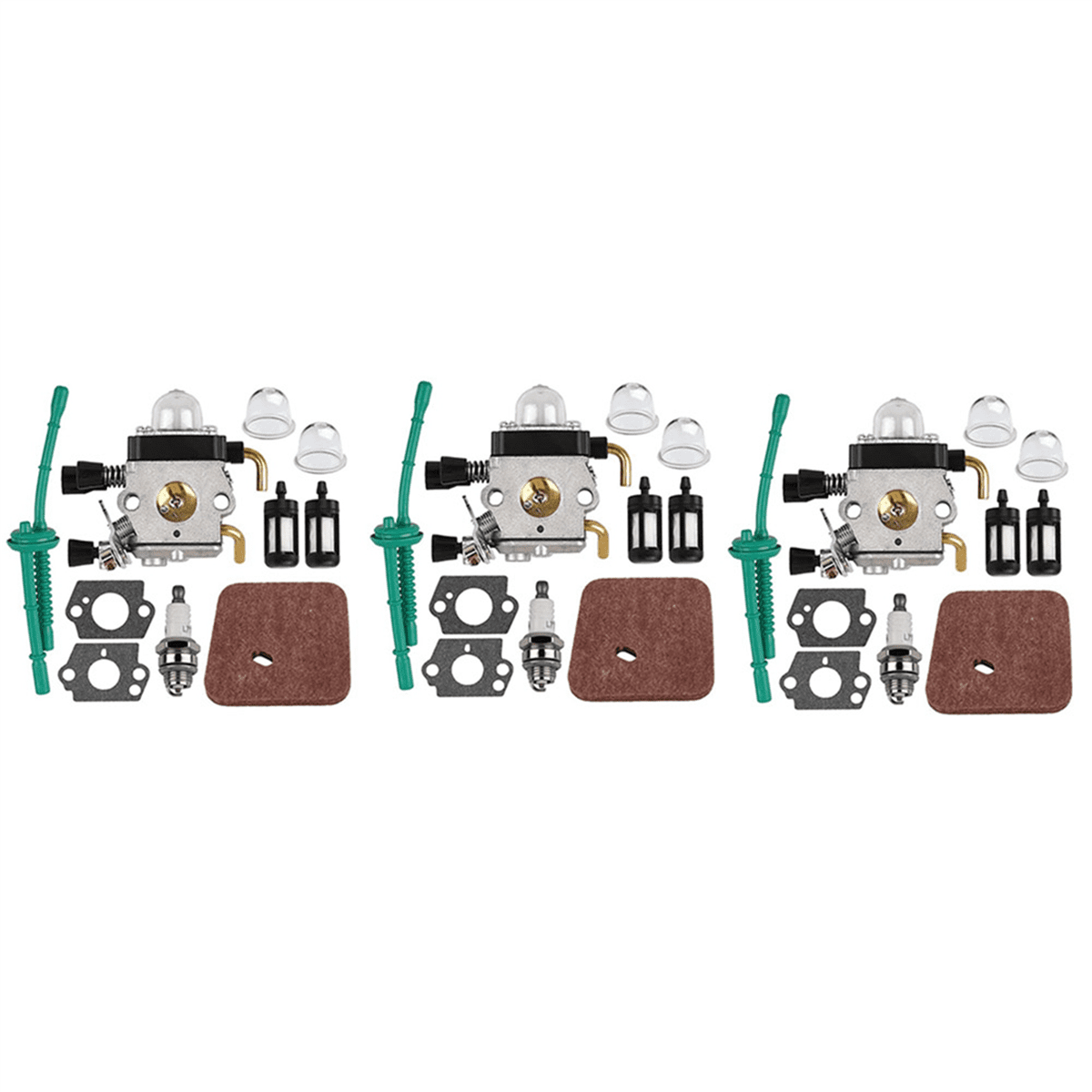 3X Carburetor for FS55 FS55R FS38 FS45 FS46 KM55 HL45 FS45L FS45C FS46C ...