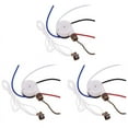 thumbnail image 1 of 3X Ceiling Fan Switch Kit 3 Speed 4 Wire, Zipper Control Switch, ZE-208S Pull Wire with Rope Bronze, 1 of 7