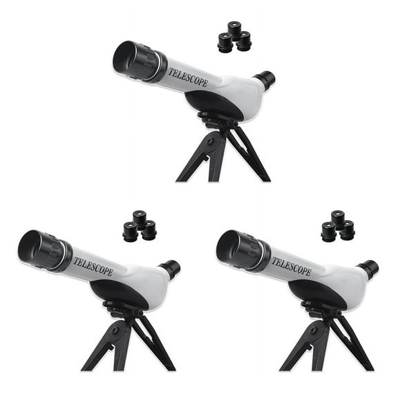 3X Children HD Astronomical Telescope Camera Monocular with Multi-Eyepiece Science Education Best Toys Gifts for Kid