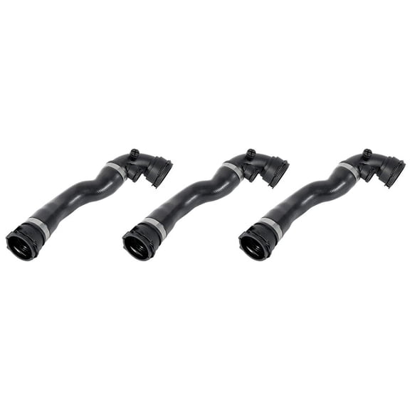3X Coolant Radiator Hose Water Pipe Line 17127510952 for - E46 320 323 325 328 330,3 * Radiator Hose,black