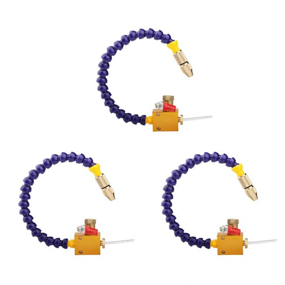 3X Cooling Sprayer Mist Coolant Lubrication System for 8Mm Air Pipe CNCLathe Milling Drill B,3x Mist Coolant System,Photo Color