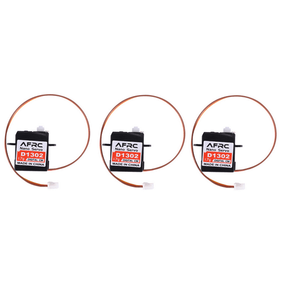3X -D1302 Mini 1.7G Torque Mini Digital Servo JST Connector for RC Model Drone Airplane Helicopter