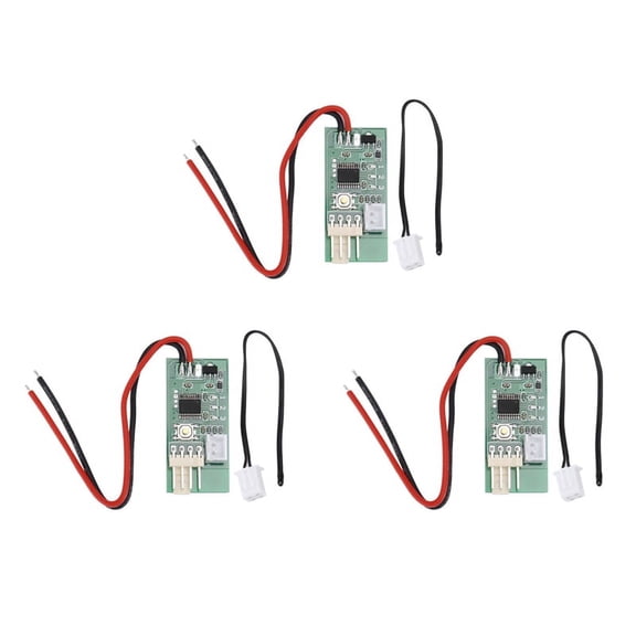 3X DC 12V 4 Wire PWM Fan Temperature Control Speed Controller Governor Regulator for PC Computer CPU Fan Cooler Alarm