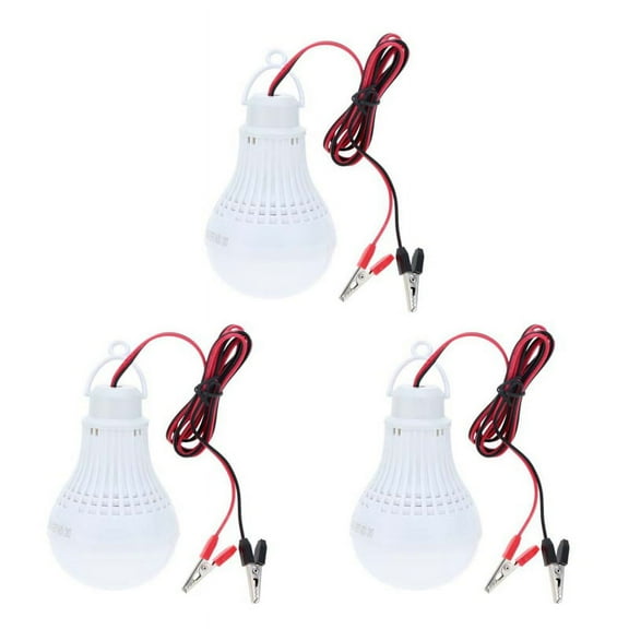 3X DC 12V 7W LED Bulb General Light Bulb Type Home / Camp / Hiking / Emergency / Outdoor