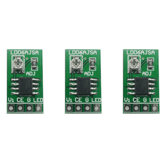3X DC 3.3V 3.7V 5V LED Driver 30-1500MA Constant Current Adjustable Module PWM Control Board for USB 18650 Li-Ion