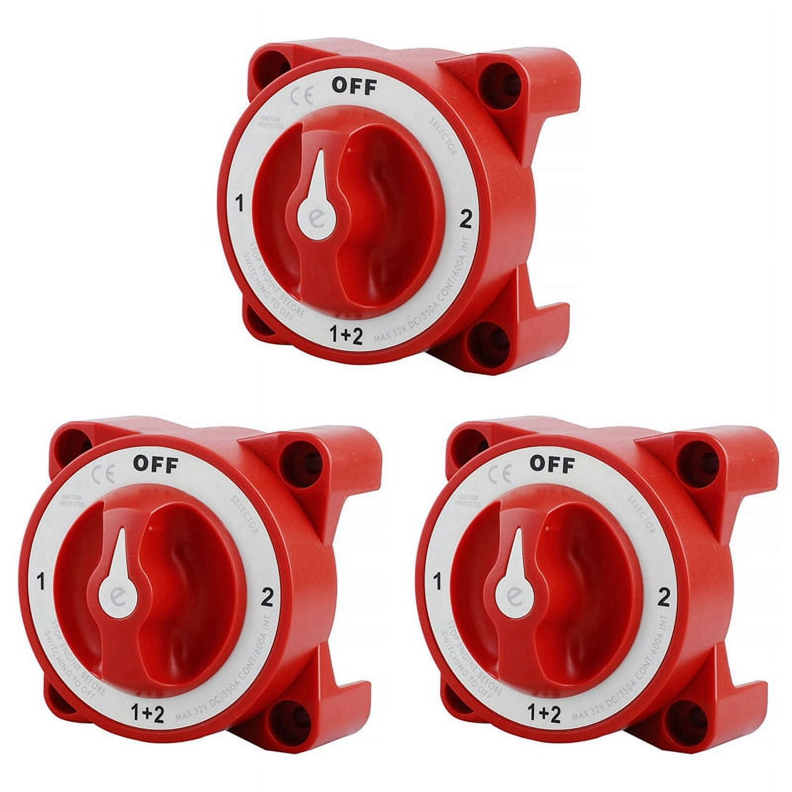 3X DC 32V 350A Battery Switch 4-Position Selector Marine Boat Battery ...