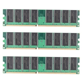 3X DDR 1GB PC Memory Ram DDR1 Desktop PC3200 400MHz 184 Pin Non-ECC Computer Memoria Module,3 x DDR 1GB PC Memory Ram,Green