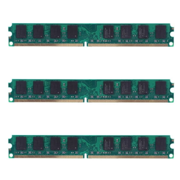 3X DDR2 800Mhz PC2 6400 2 GB 240 Pin for Desktop RAM Memory