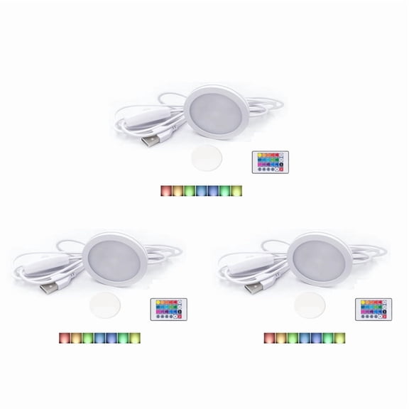 3X DIY Model for Led Lamp Kit,Bright Light -Efficient Custom Lighting Project Multicolor Led Light Parts