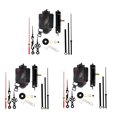 3X DIY Quartz Pendulum Clock Movement Mechanism with 6 Pairs of Hands