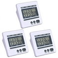 thumbnail image 1 of 3X Digital Countdown Timer 4 Channel Count Up Down Kitchen Cooking Timer Clock, 1 of 8