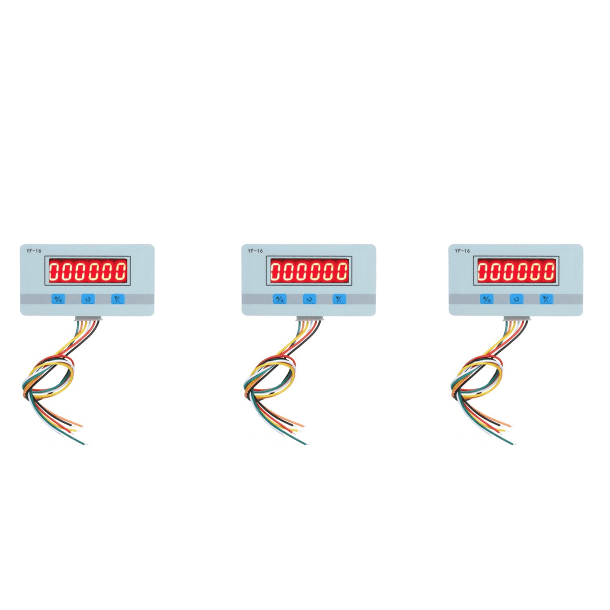3X Digital Counter Module DC/AC5V-24V Hour Meter Mini Calculator ...