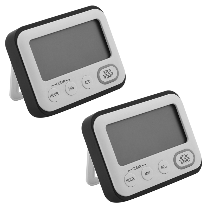 3X Digital Kitchen Countdown Timer Teachers Classroom Counter LCD Loud Clip Kids