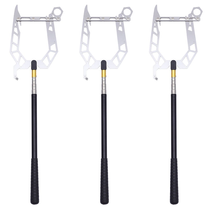 3X Dock Hook Multi-Purpose Telescoping Boat Hook Long Distance Threader ...
